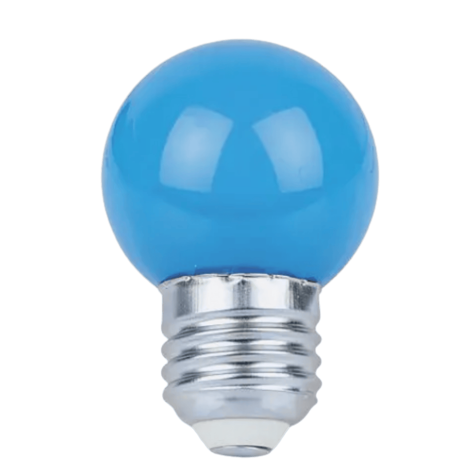 Lâmpada LED Azul G45 E27 3W 1