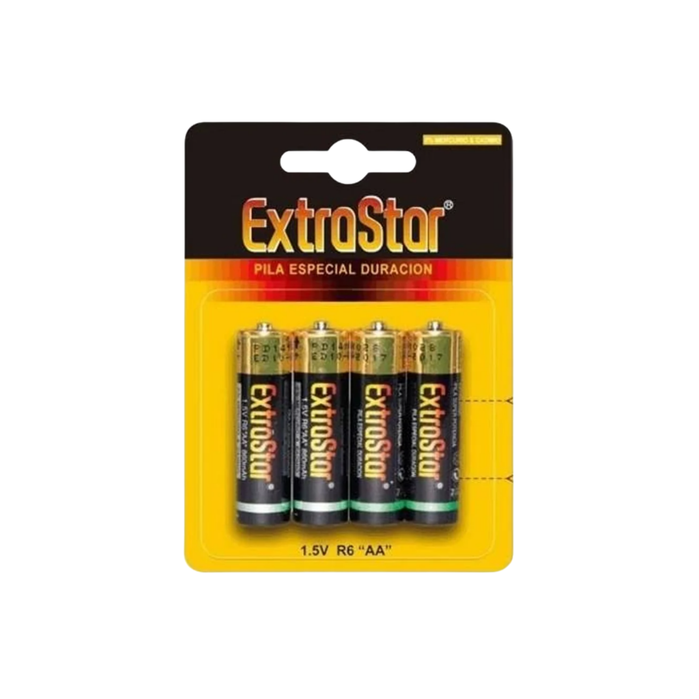 Pilhas EXTRASTAR AA Alcalinas (4 Unidades) 1