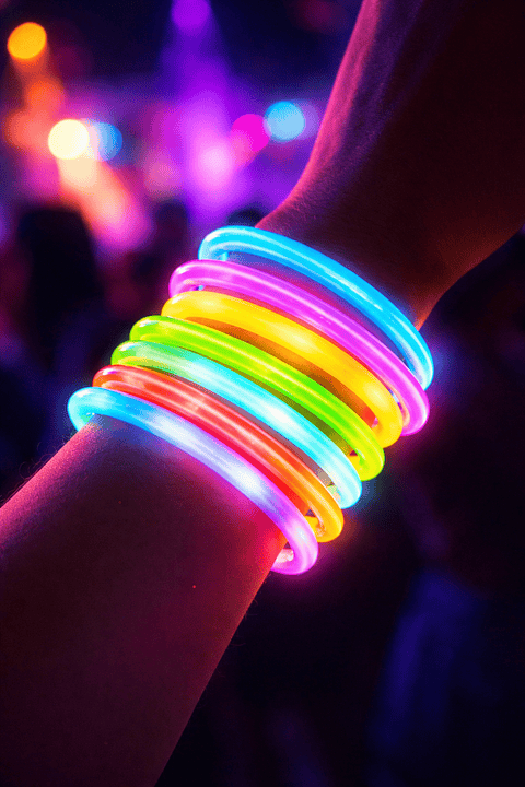 Pack 50 Pulseiras Glow