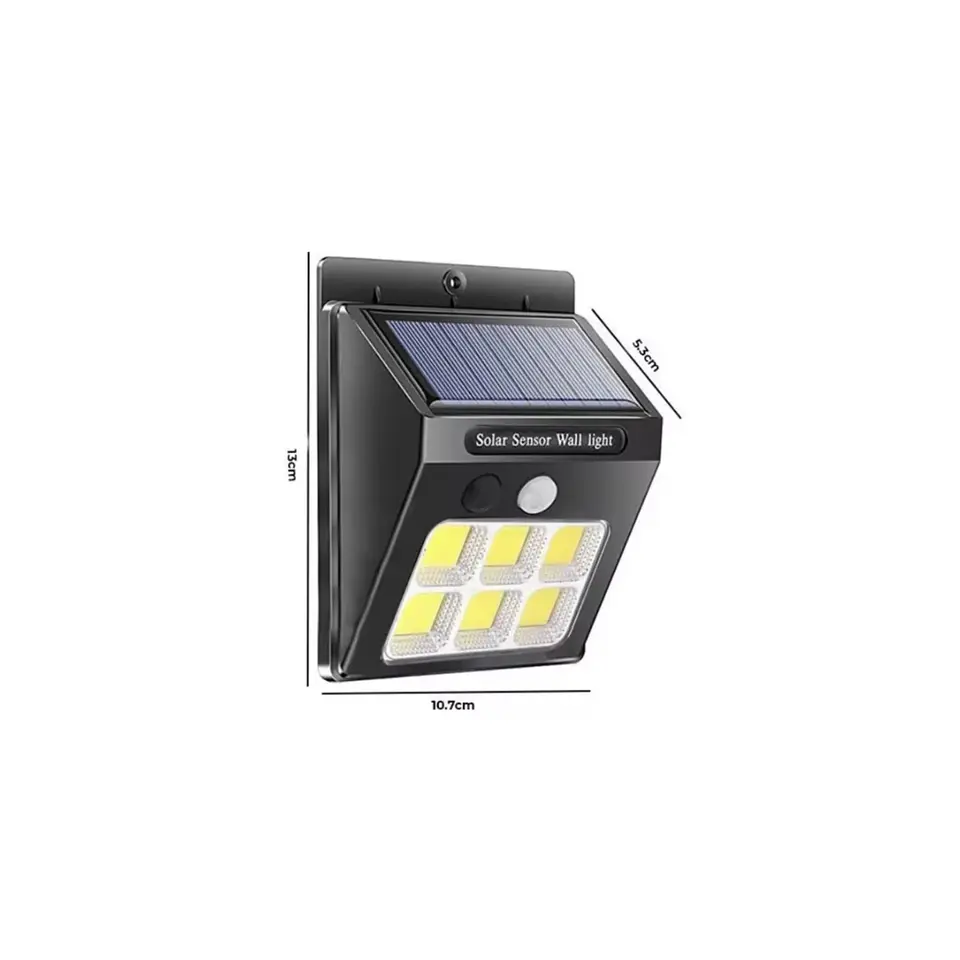 Luz Solar LED COB 10W com Sensor de Movimento (900 Lúmens) 2