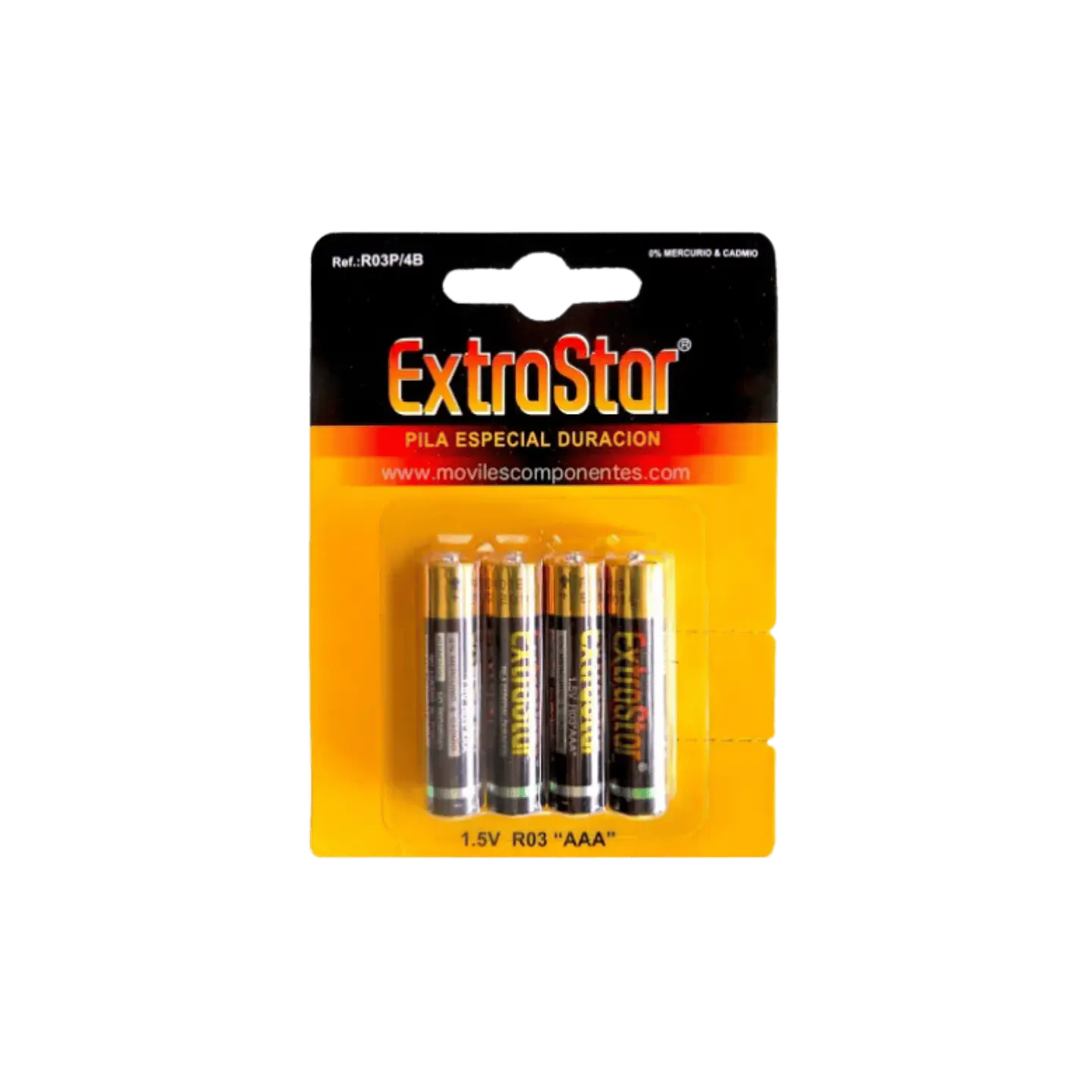 Pilhas EXTRASTAR AAA Alcalinas (4 Unidades) 1