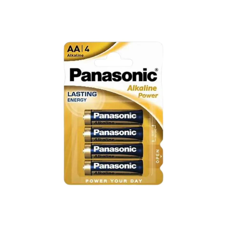 Pilhas Panasonic ALKALINE POWER AA (4 unidades) 1