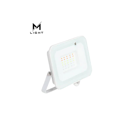 Foco Projetor LED 30W IP65 RGBW com Comando IR