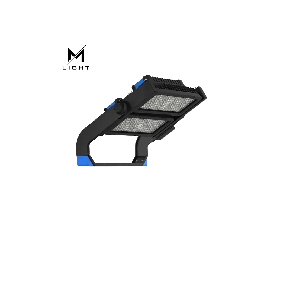 Foco Projetor Estádio LED 600WProfissional 170lm/W IP66 Óptica Assimétrica 150ºx60º 1