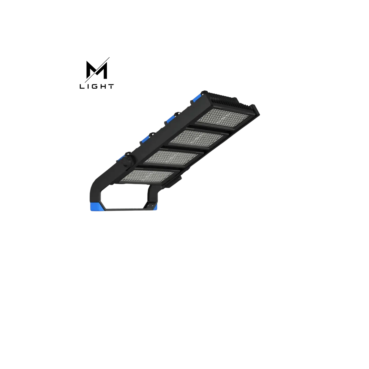 Foco Projetor Estádio LED 1200WProfissional 170lm/W IP66 Óptica Assimétrica 150ºx60º 1