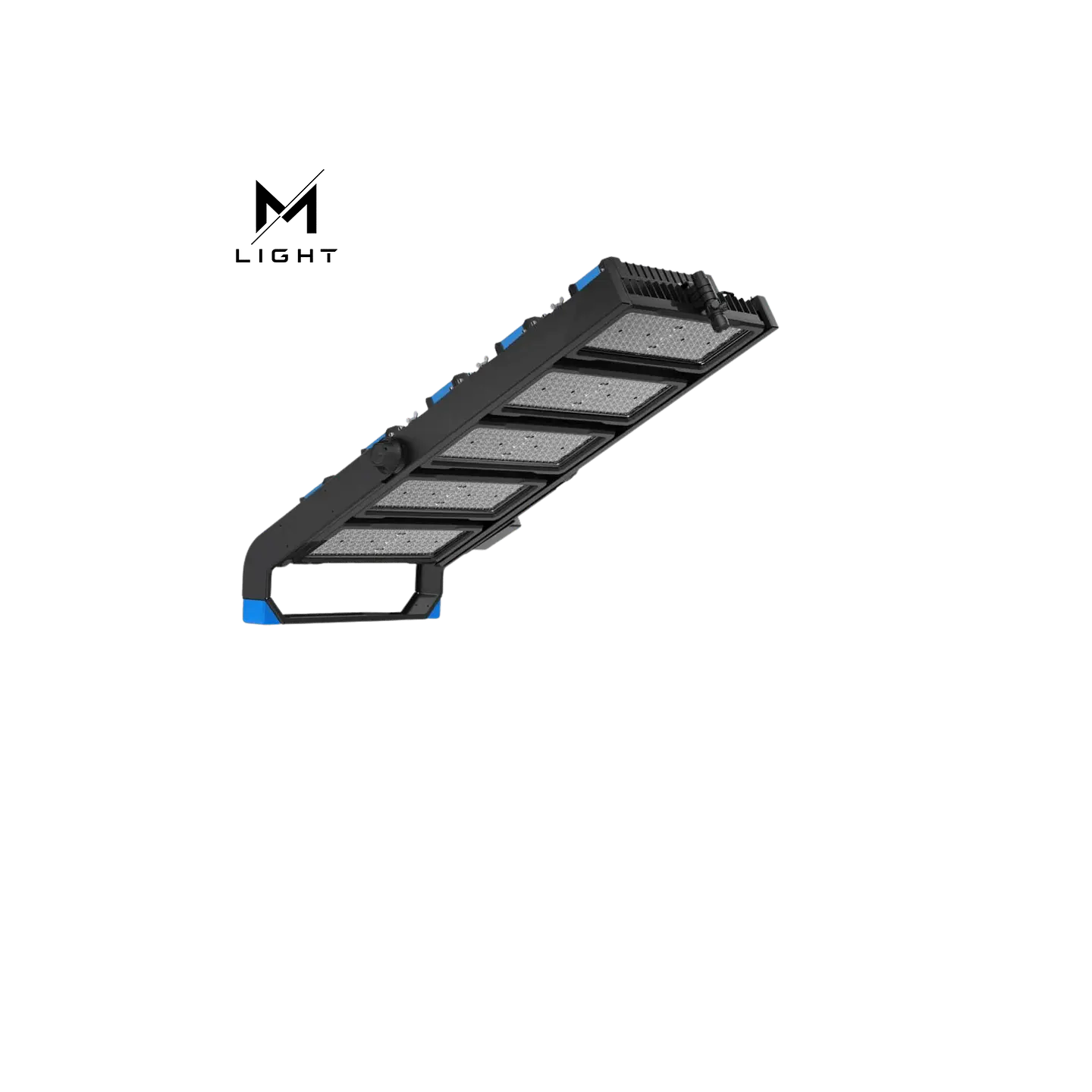 Foco Projetor Estádio LED 1500WProfissional 170lm/W IP66 Óptica Assimétrica 150ºx60º 1