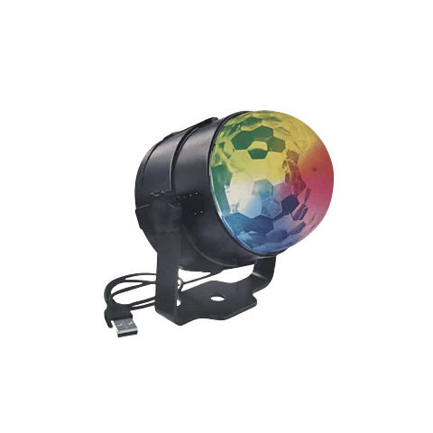 Luz de Festa LED RGB USB – Bola Mágica Multicolor