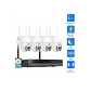 Kit 4 câmaras videovigilância Wi-Fi, movimento rotativo - thumbnail 5