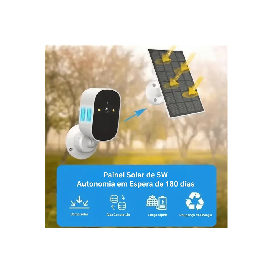 Câmara videovigilância solar 2