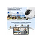 Câmara dupla rotativa de videovigilância solar - Miniatura 2