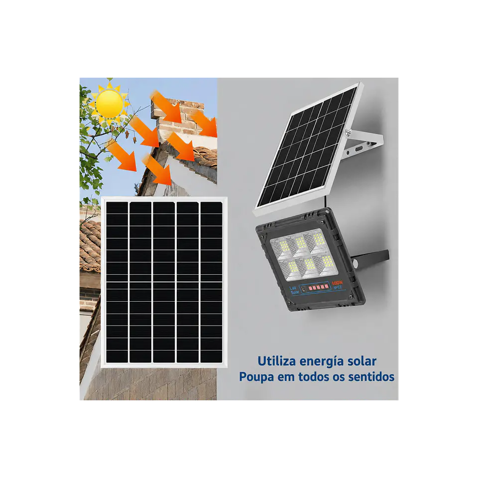 Pojetor Solar Aluminio 200W 2