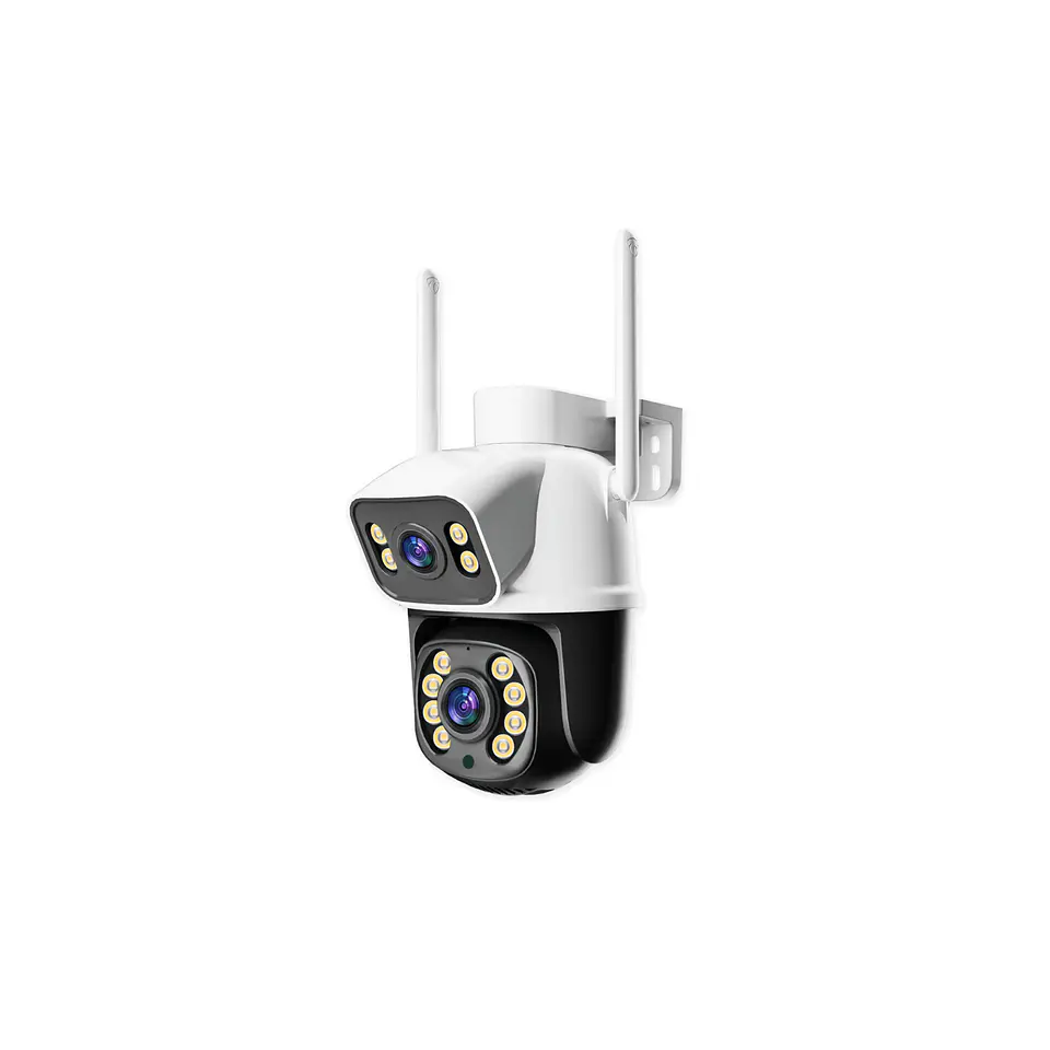 Câmara dupla de videovigilancia Wi-fi 1