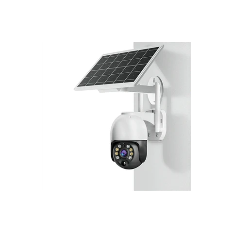 Câmara de videovigilância rotativa solar 8MP