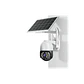 Câmara de videovigilância rotativa solar 8MP - Thumbnail 1