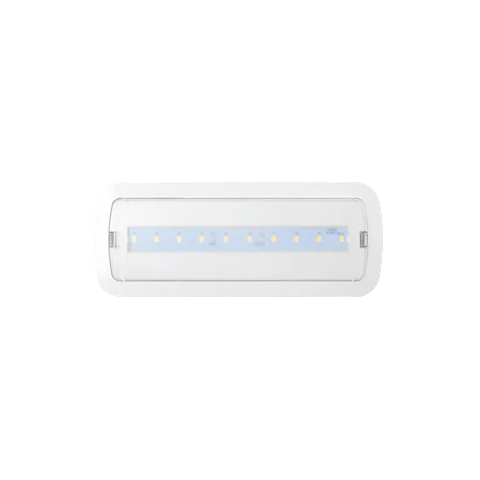 Luz de Emergência 200LM Permanente ou Não Permanente 5000K