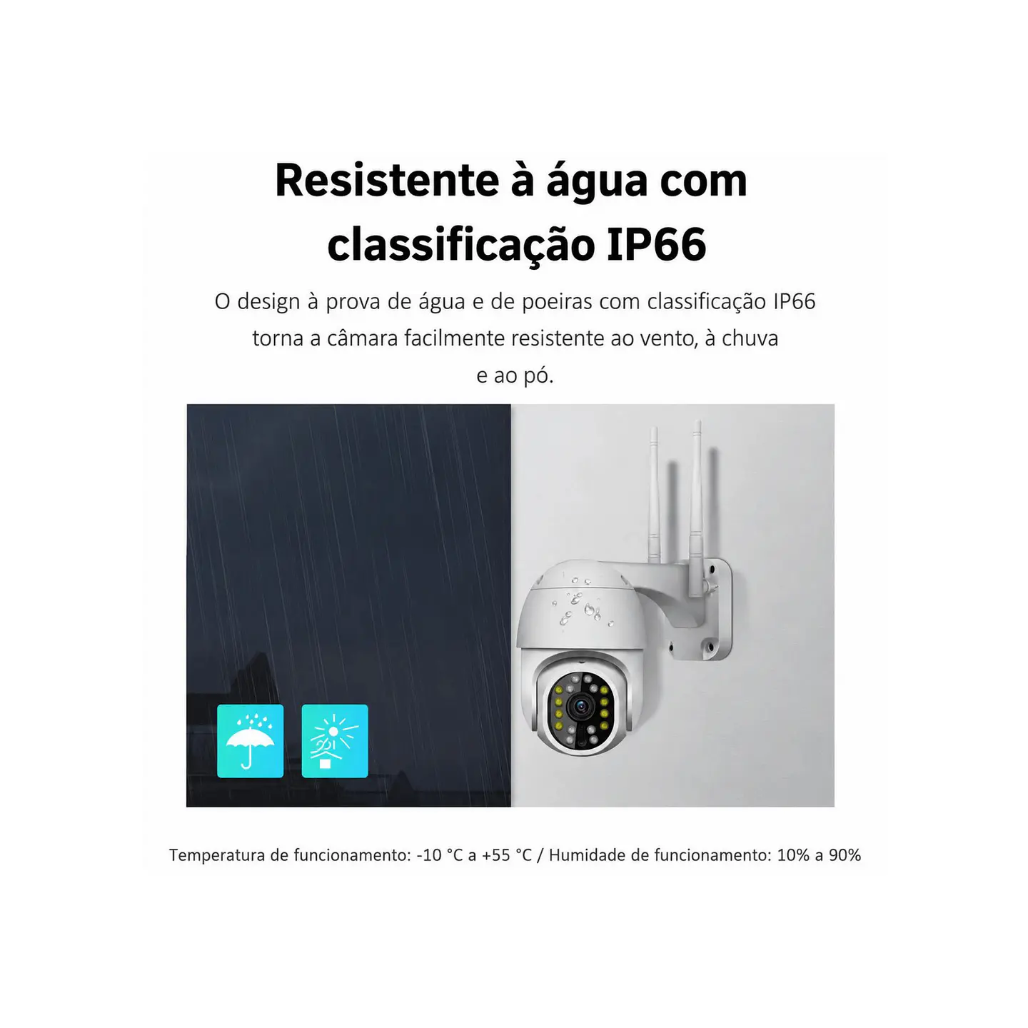 Câmera vigilância rotativa 2MP 5