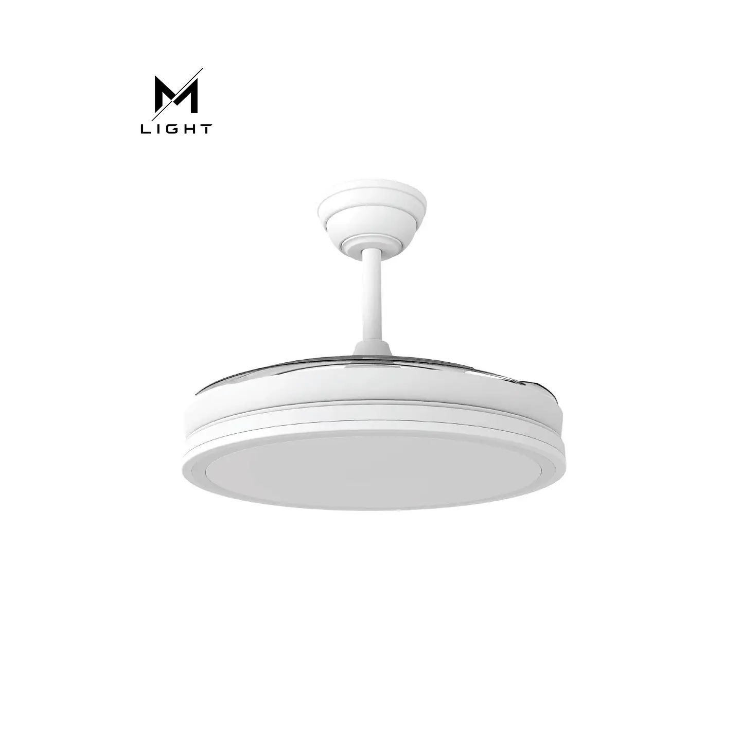 Ventoinha de teto com função verão/inverno, 48W, branco, 3 pás, comando e temporizador 2