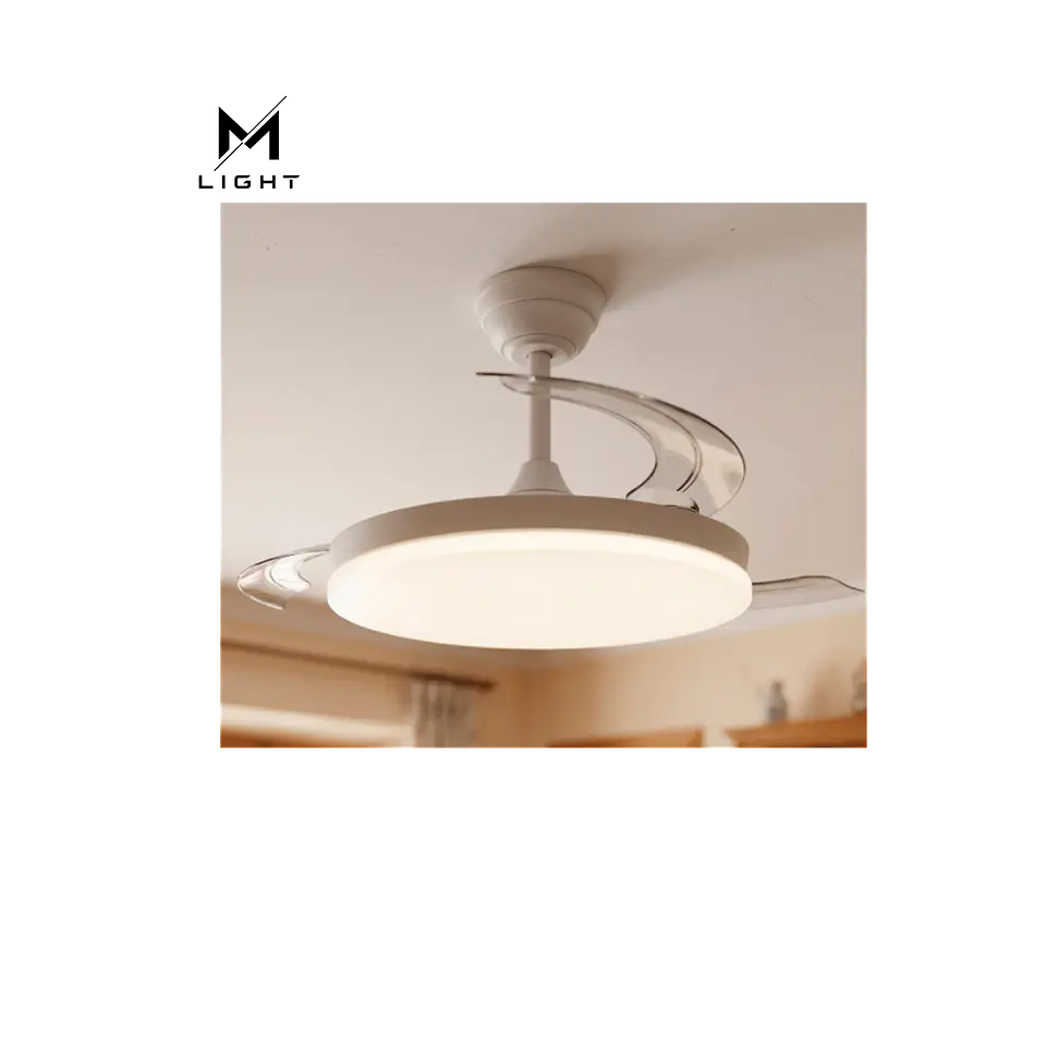 Ventoinha de teto MARELE com função verão/inverno, 48W, branco, 3 pás, comando e temporizador 5