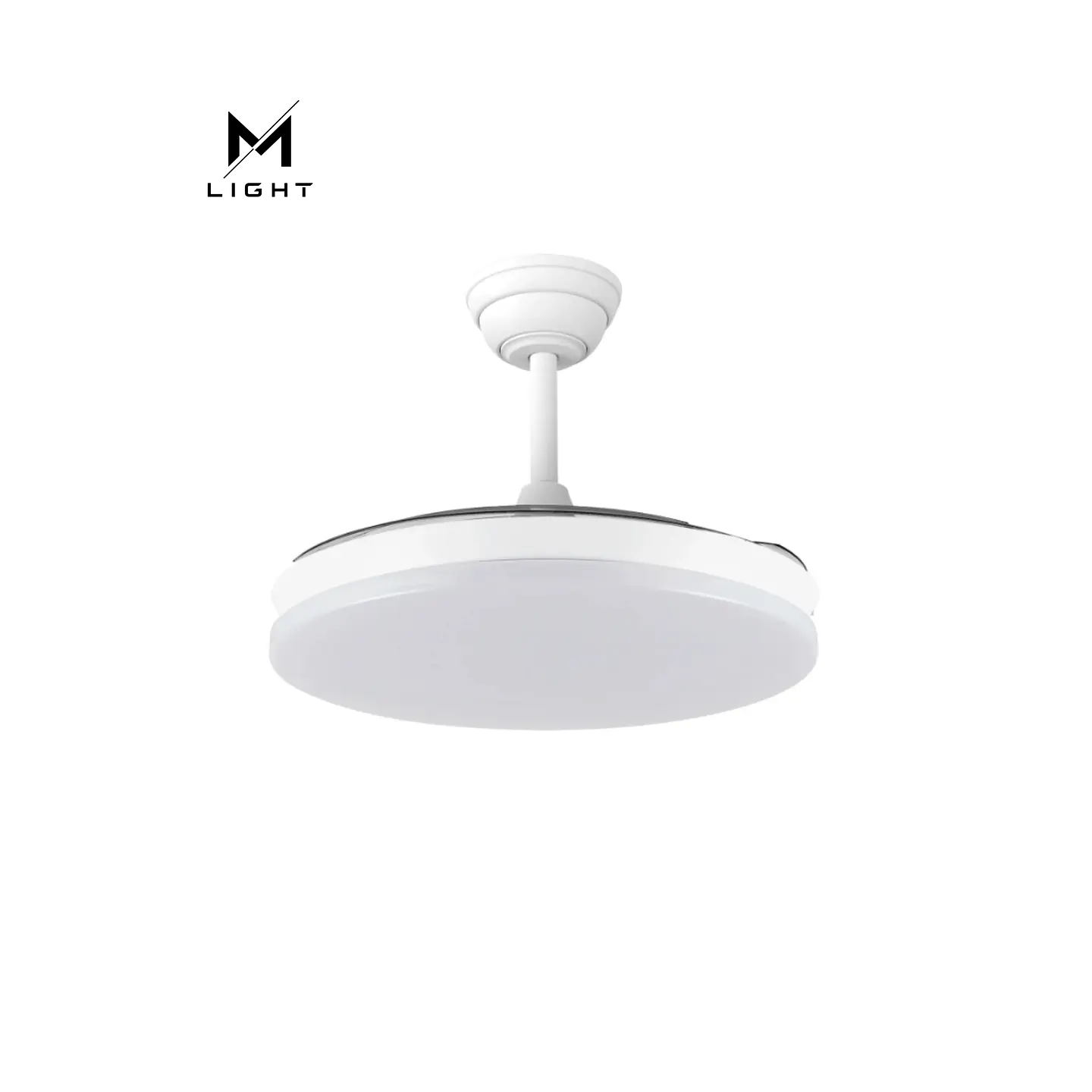 Ventoinha de teto MARELE com função verão/inverno, 48W, branco, 3 pás, comando e temporizador 2