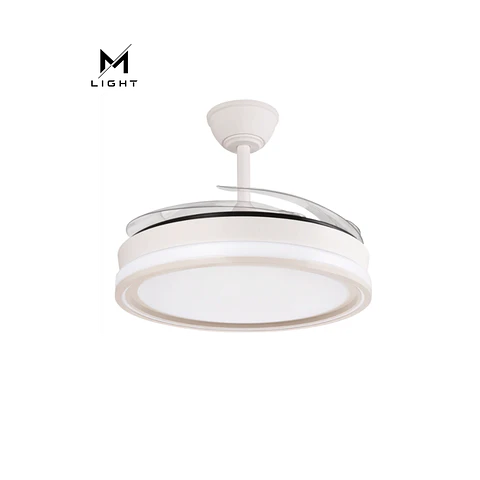 Ventoinha de teto com função verão/inverno, 59W, branco, 4 pás, comando e temporizador
