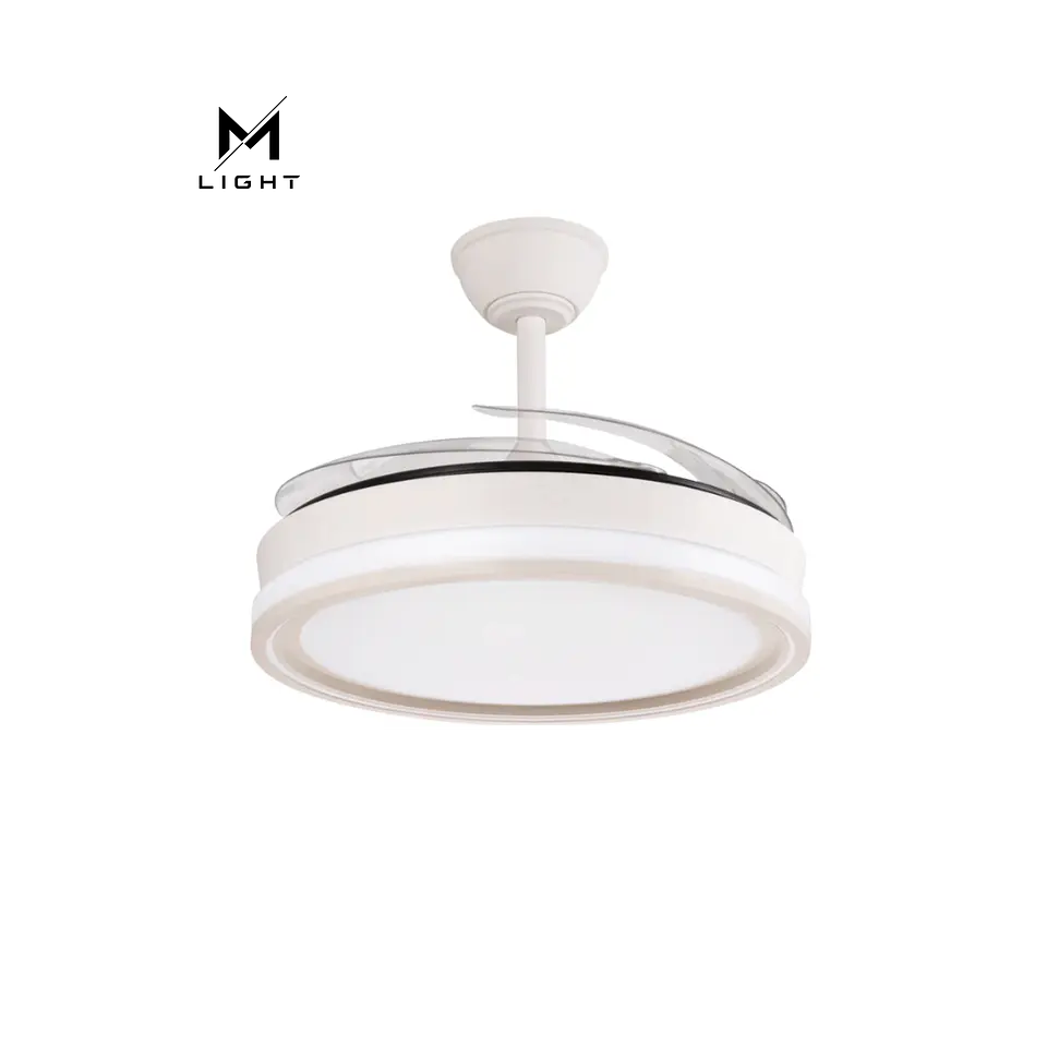 Ventoinha de teto com função verão/inverno, 59W, branco, 4 pás, comando e temporizador 2