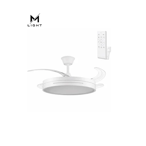 Ventoinha de teto com função verão/inverno, 59W, comando e temporizador