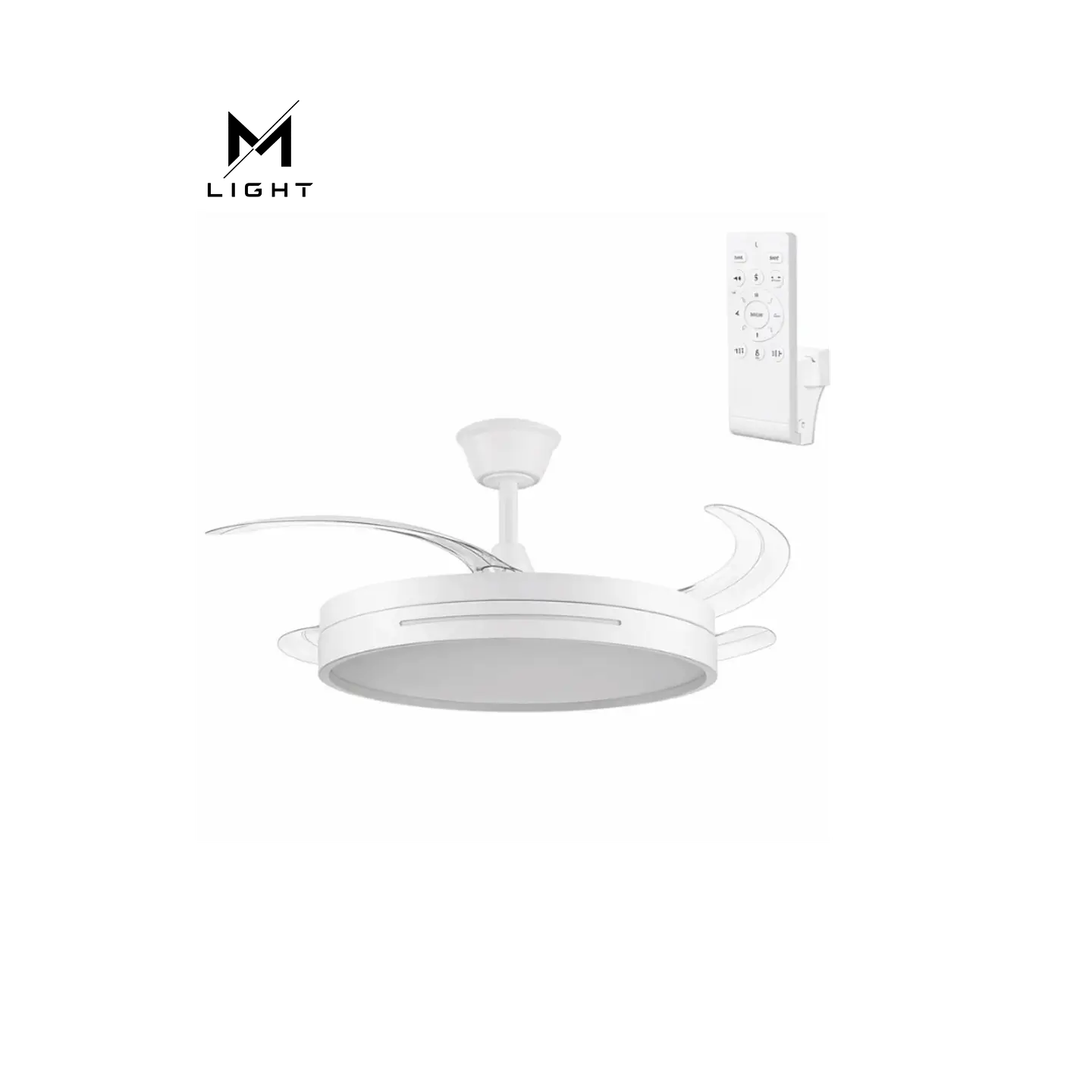Ventoinha de teto com função verão/inverno, 59W, comando e temporizador 1