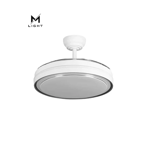 Ventoinha de teto com função verão/inverno, 60W, comando e temporizador
