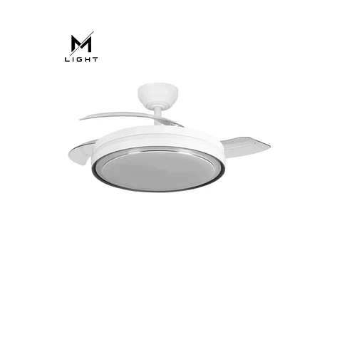 Ventoinha de teto com função verão/inverno, 60W, comando e temporizador