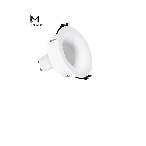 Foco Cónico GU10 6W Ø70 mm Branco