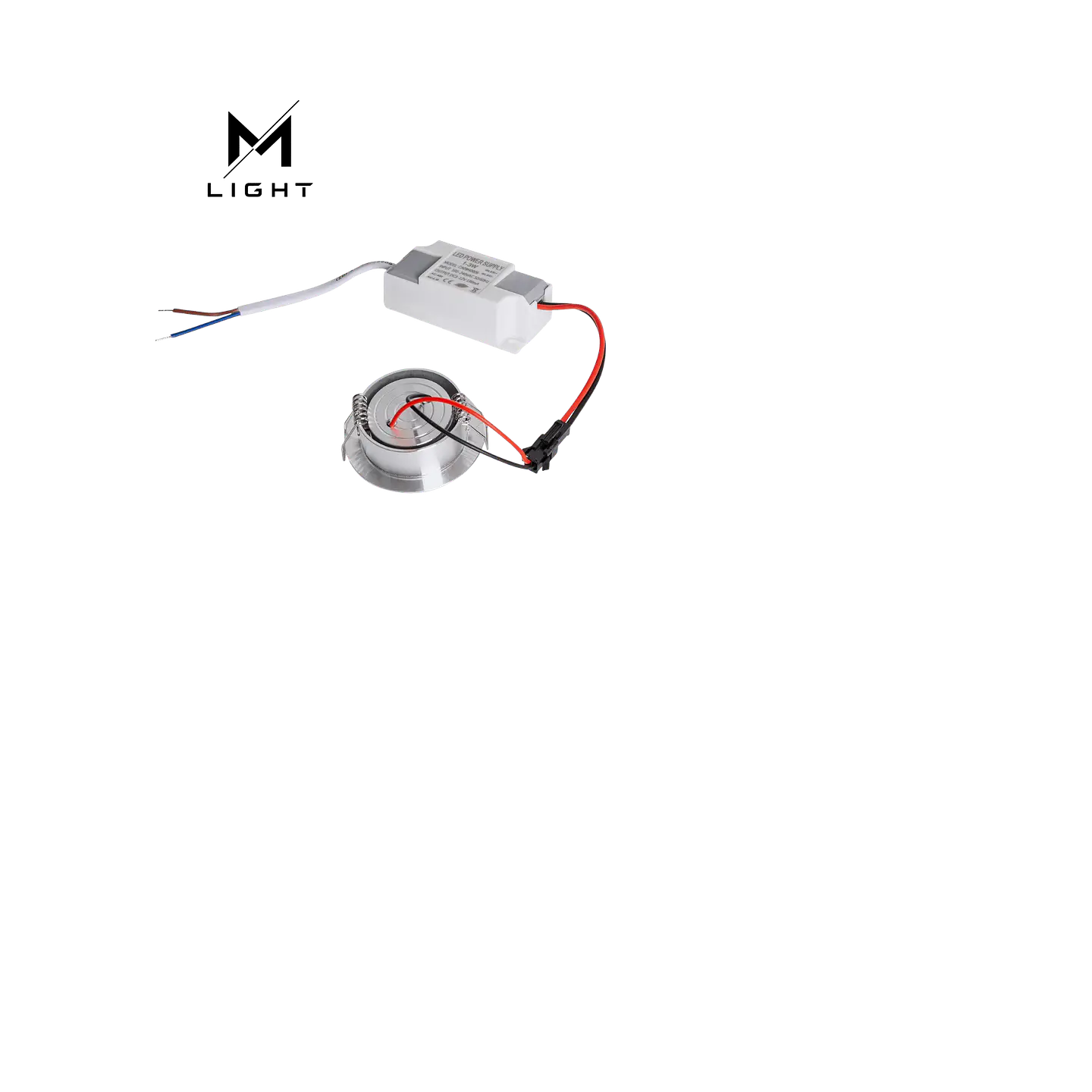 Foco LED COB 1W Ø 45 mm Direcionável Prata 4
