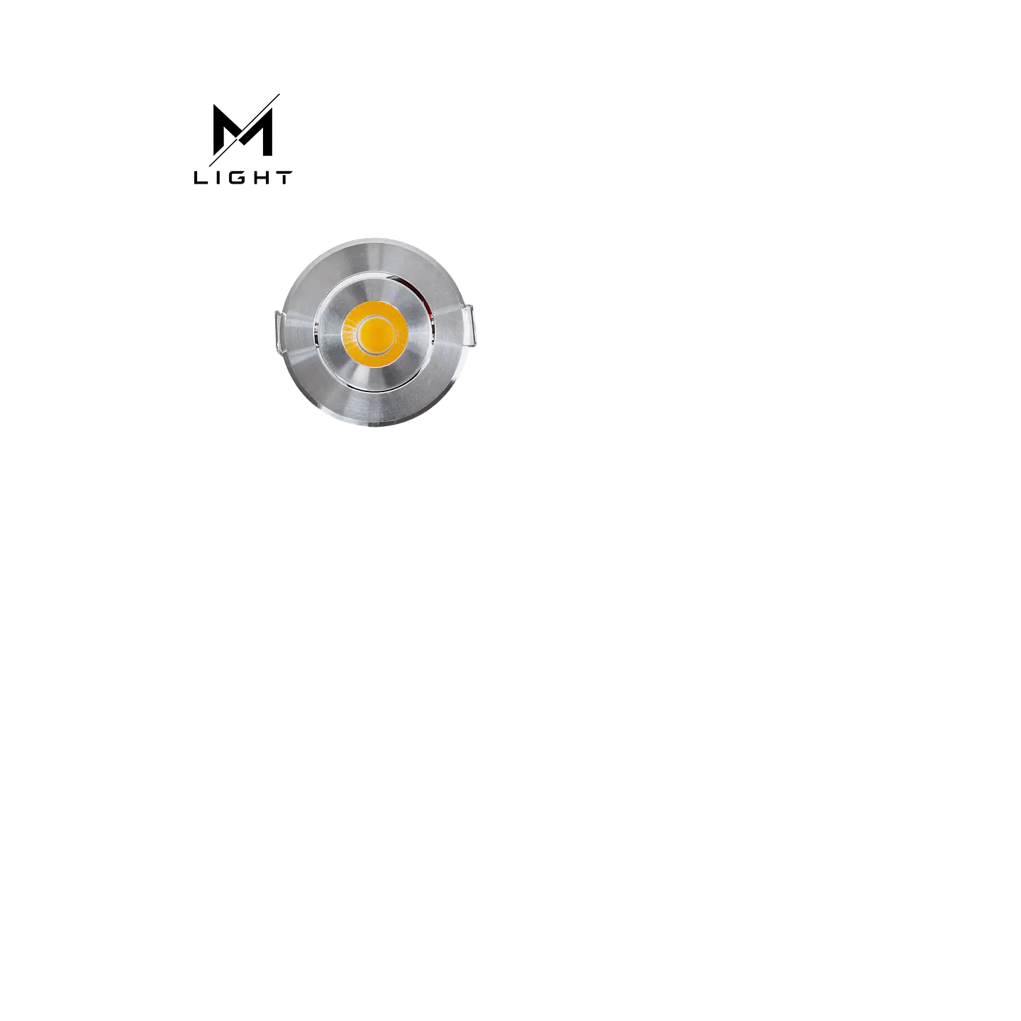 Foco LED COB 1W Ø 45 mm Direcionável Prata 2