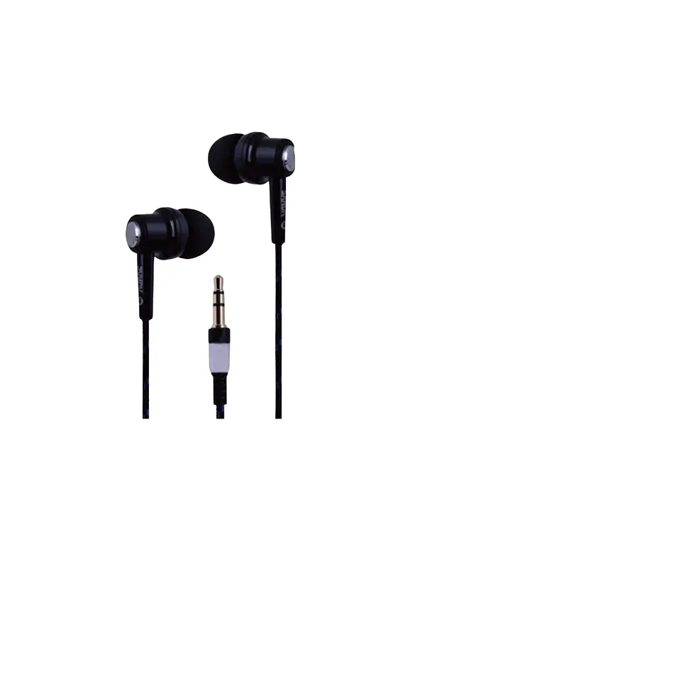 Fones de ouvido com fio Pretos 1