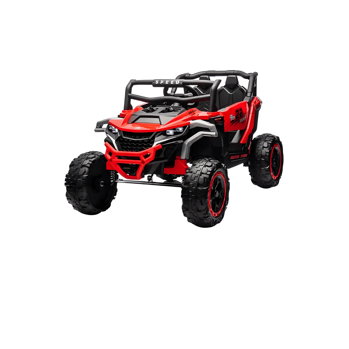 Buggy Speed 4x4 12v c/ rodas de borracha e assentos em pele 1