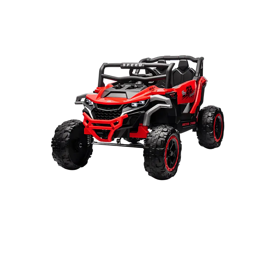 Buggy Speed 4x4 12v c/ rodas de borracha e assentos em pele 1
