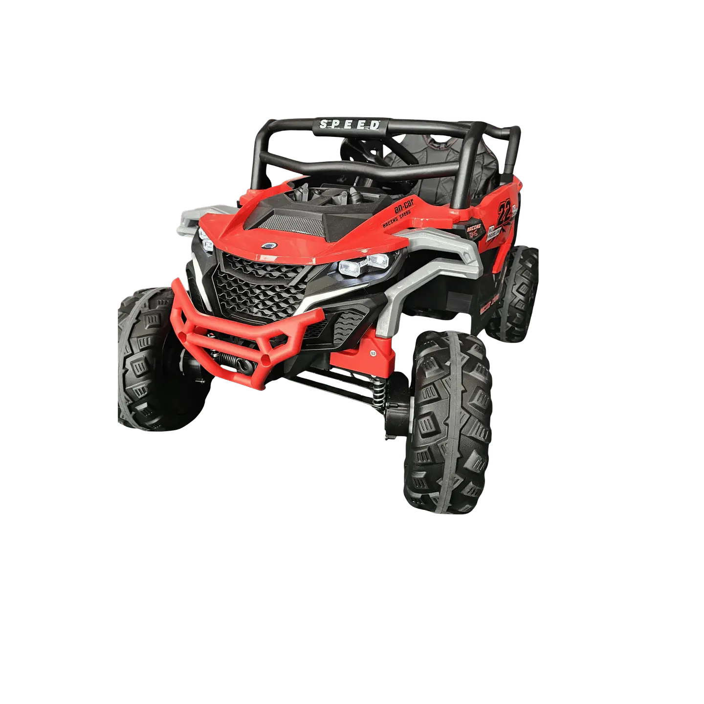 Buggy Speed 4x4 12v c/ rodas de borracha e assentos em pele 2