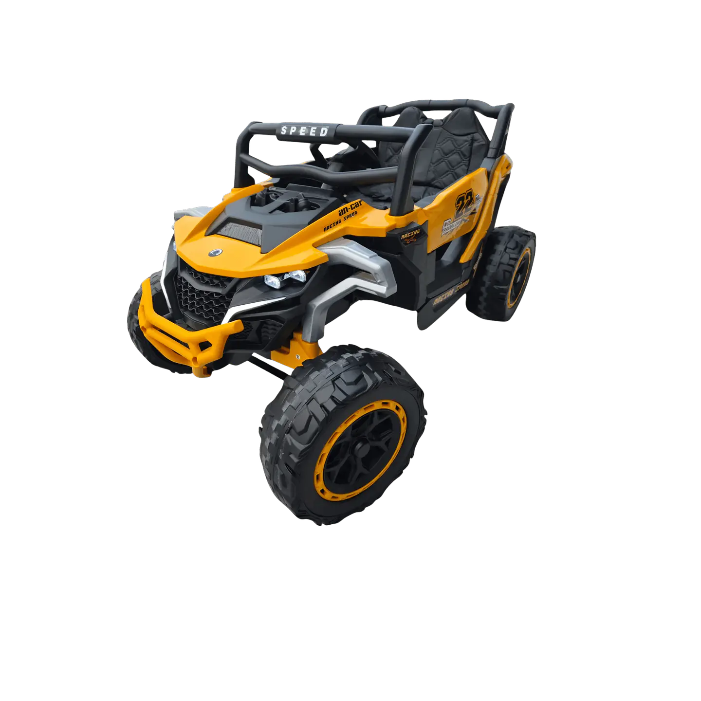 Buggy Speed 4x4 12v c/ rodas de borracha e assentos em pele 8
