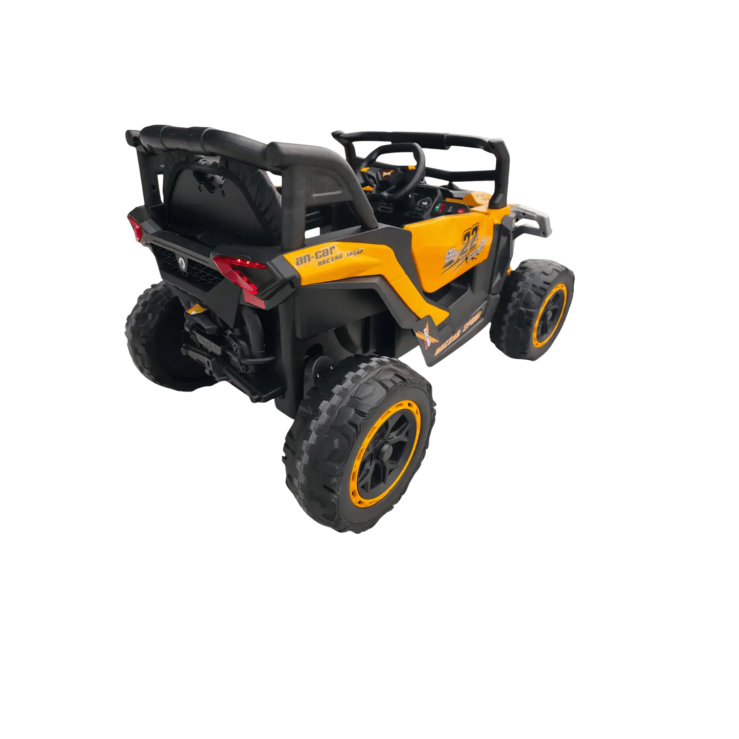 Buggy Speed 4x4 12v c/ rodas de borracha e assentos em pele 10