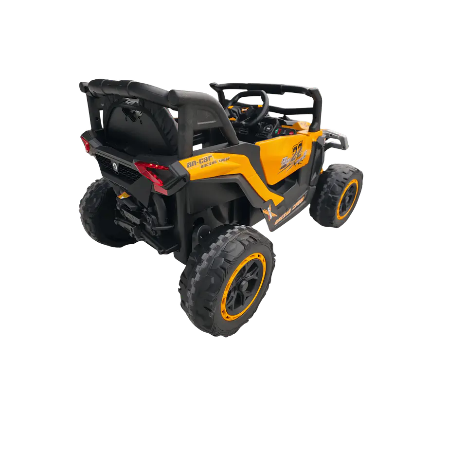 Buggy Speed 4x4 12v c/ rodas de borracha e assentos em pele 10