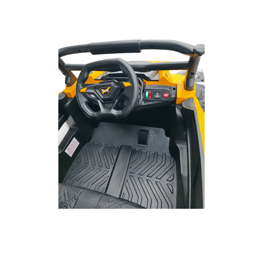 Buggy Speed 4x4 12v c/ rodas de borracha e assentos em pele 12