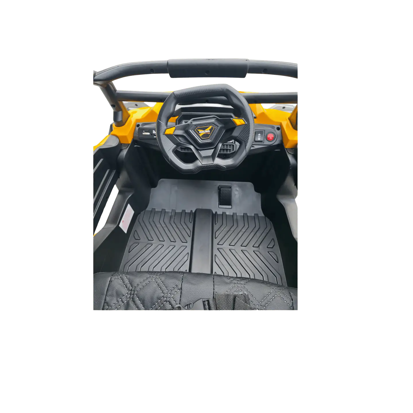 Buggy Speed 4x4 12v c/ rodas de borracha e assentos em pele 14
