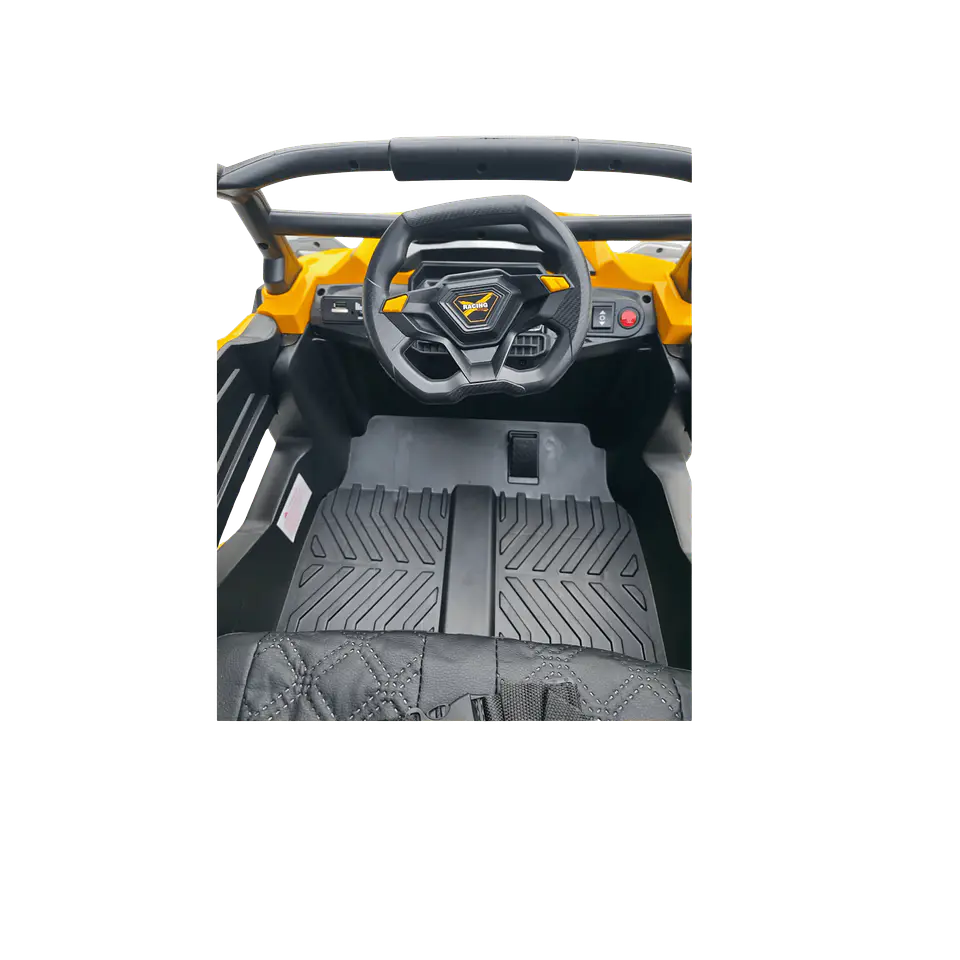 Buggy Speed 4x4 12v c/ rodas de borracha e assentos em pele 14