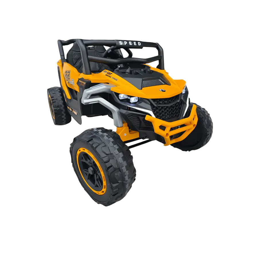 Buggy Speed 4x4 12v c/ rodas de borracha e assentos em pele 9