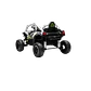 Buggy KAWASAKI 4x4 12v BATERIA DE LITIO c/ rodas de borracha e assentos em pele - Thumbnail 4