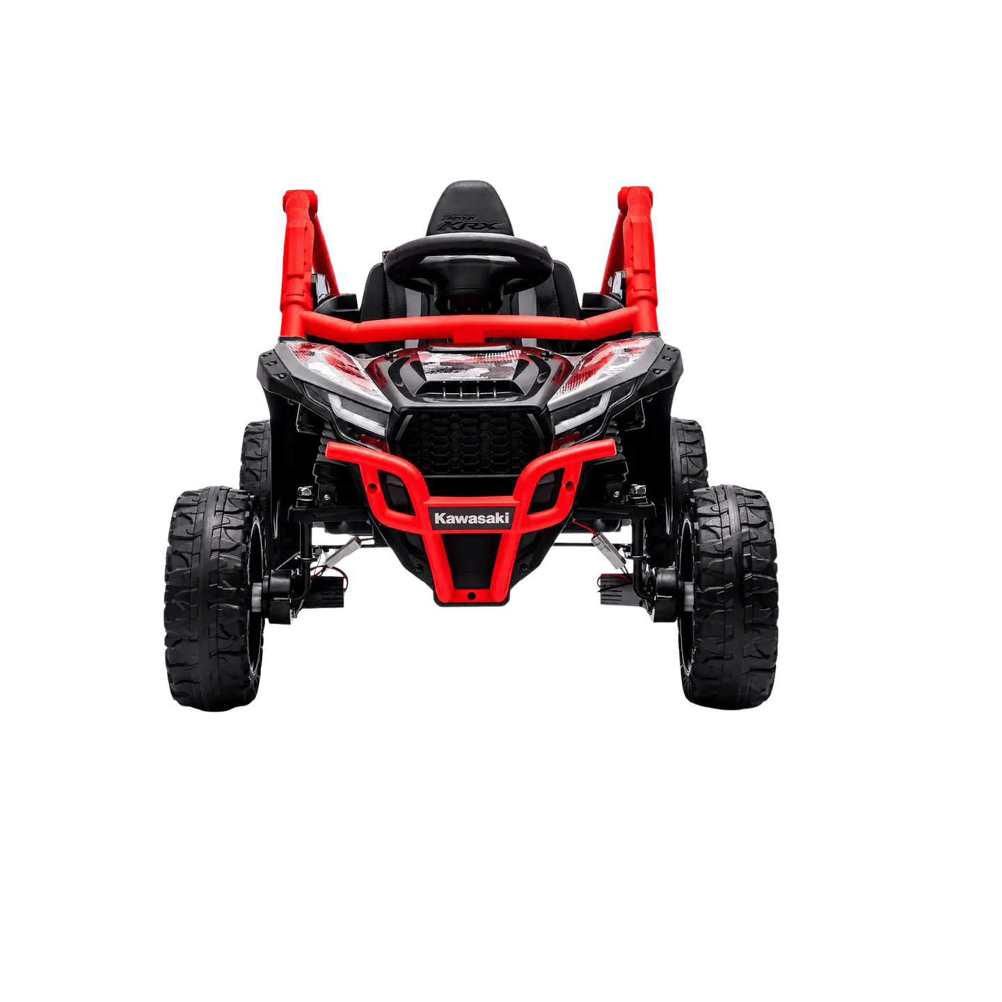 Buggy KAWASAKI 4x4 12v BATERIA DE LITIO c/ rodas de borracha e assentos em pele 7