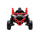 Buggy KAWASAKI 4x4 12v BATERIA DE LITIO c/ rodas de borracha e assentos em pele - Thumbnail 7