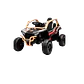 Buggy KAWASAKI 4x4 12v BATERIA DE LITIO c/ rodas de borracha e assentos em pele - Thumbnail 14