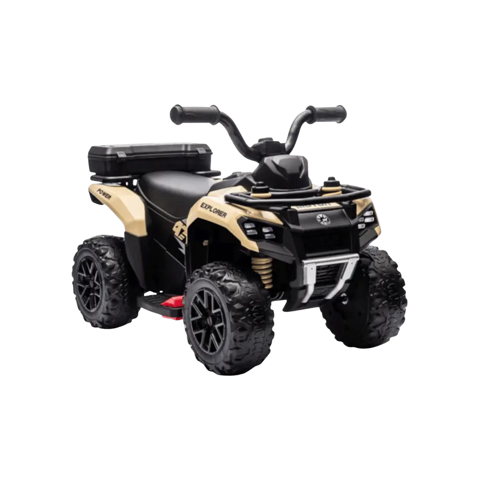 Mini moto 4 elétrica para crianças LITTLE EXPLORER 6v C/Rodas de borracha 8