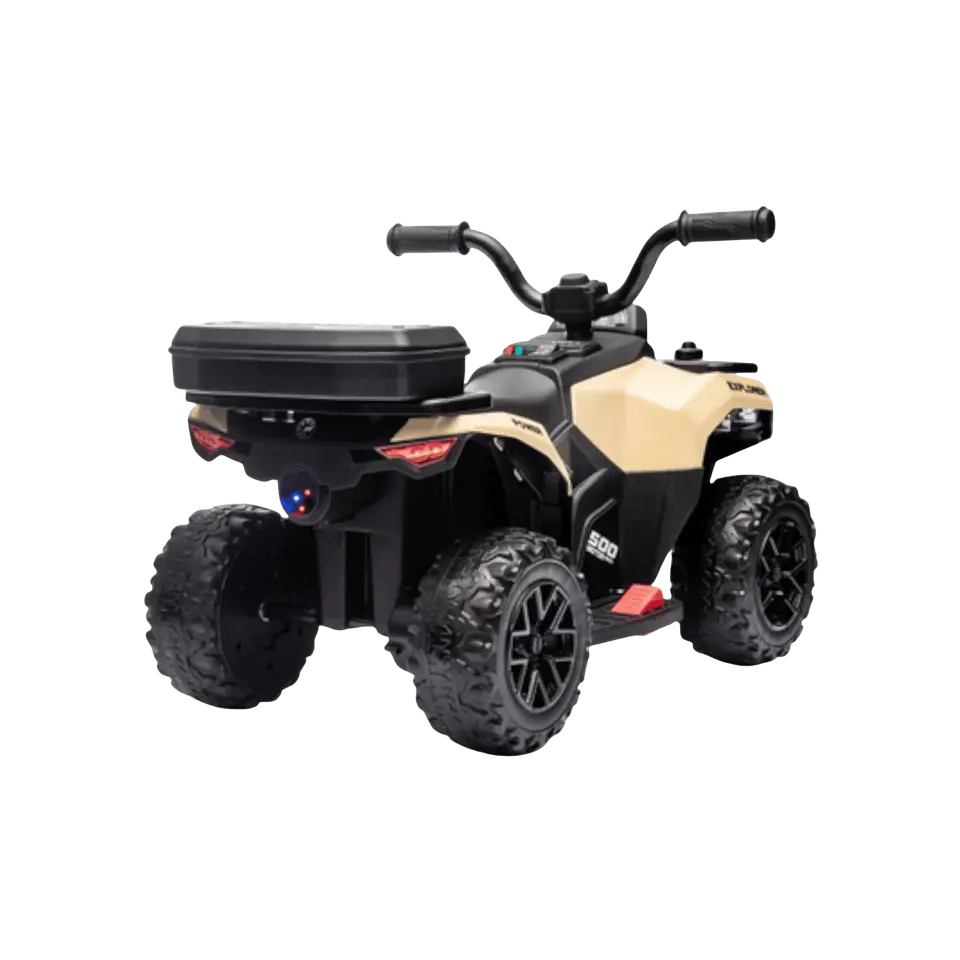 Mini moto 4 elétrica para crianças LITTLE EXPLORER 6v C/Rodas de borracha 10