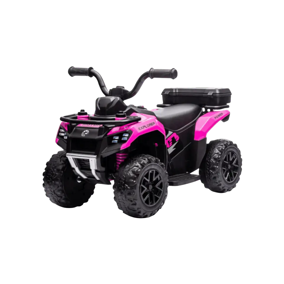 Mini moto 4 elétrica para crianças LITTLE EXPLORER 6v C/Rodas de borracha 17